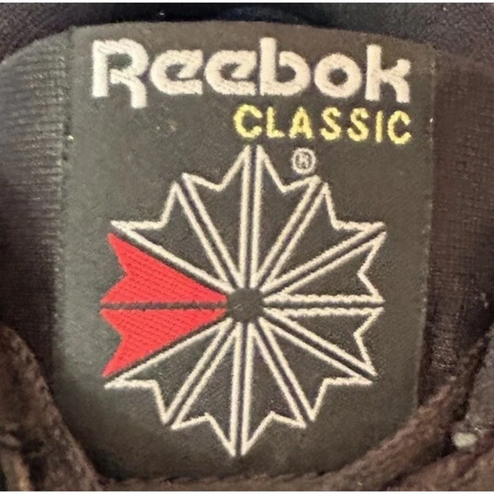 Reebok Women's‎ Low Classic Princess Black Sneakers Size 9.5